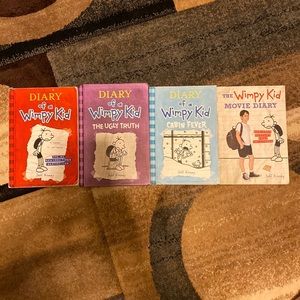 Diary of a Wimpy Kid Series (4 Books Included)